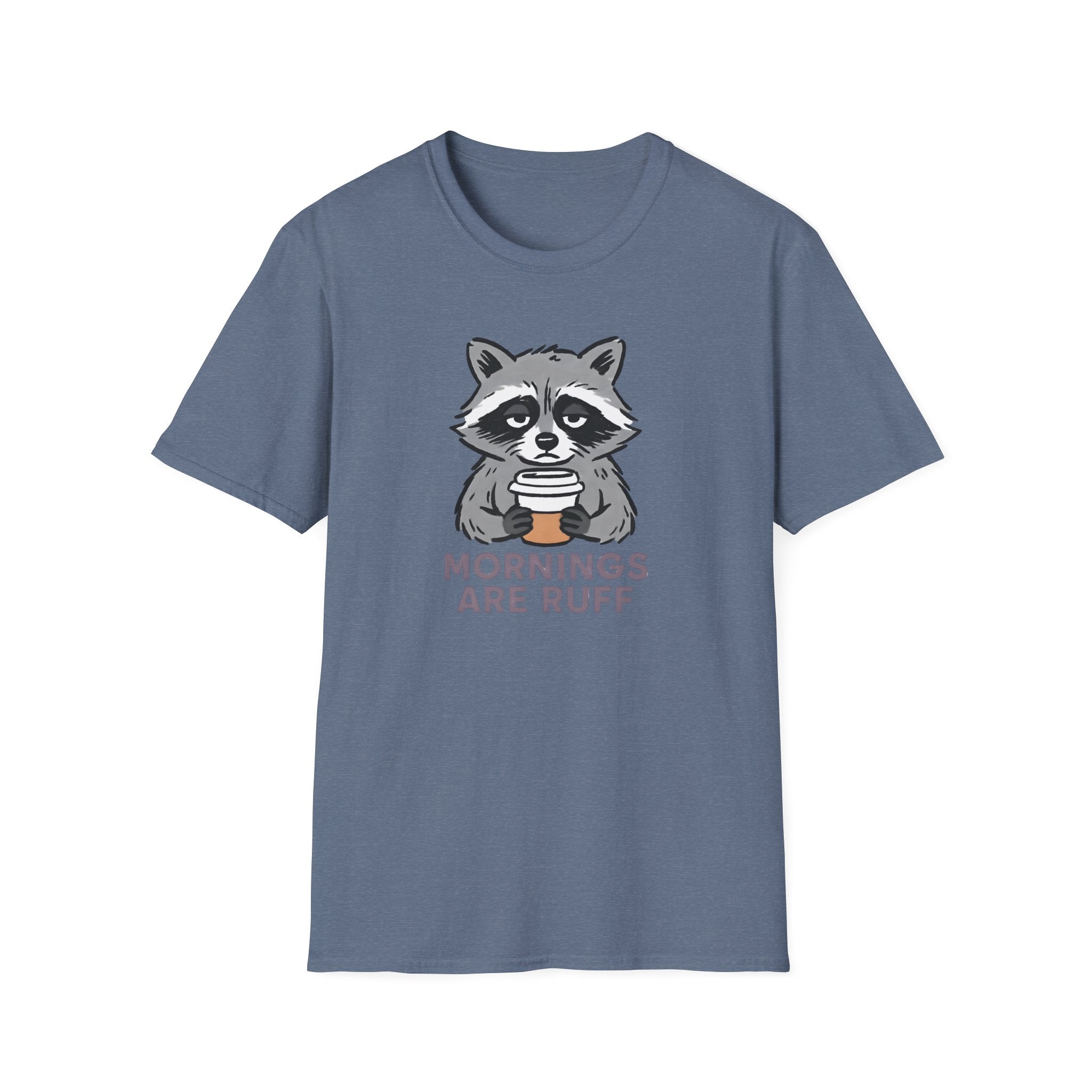 Raccoon Morning Coffee T-Shirt