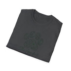 Floral Paw Print T-Shirt
