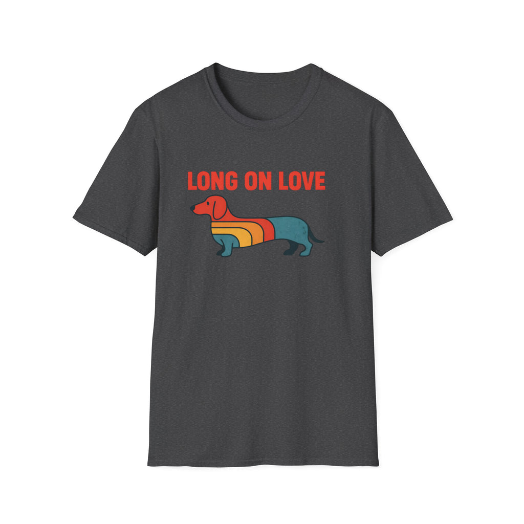 Retro Rainbow Dachshund T-Shirt