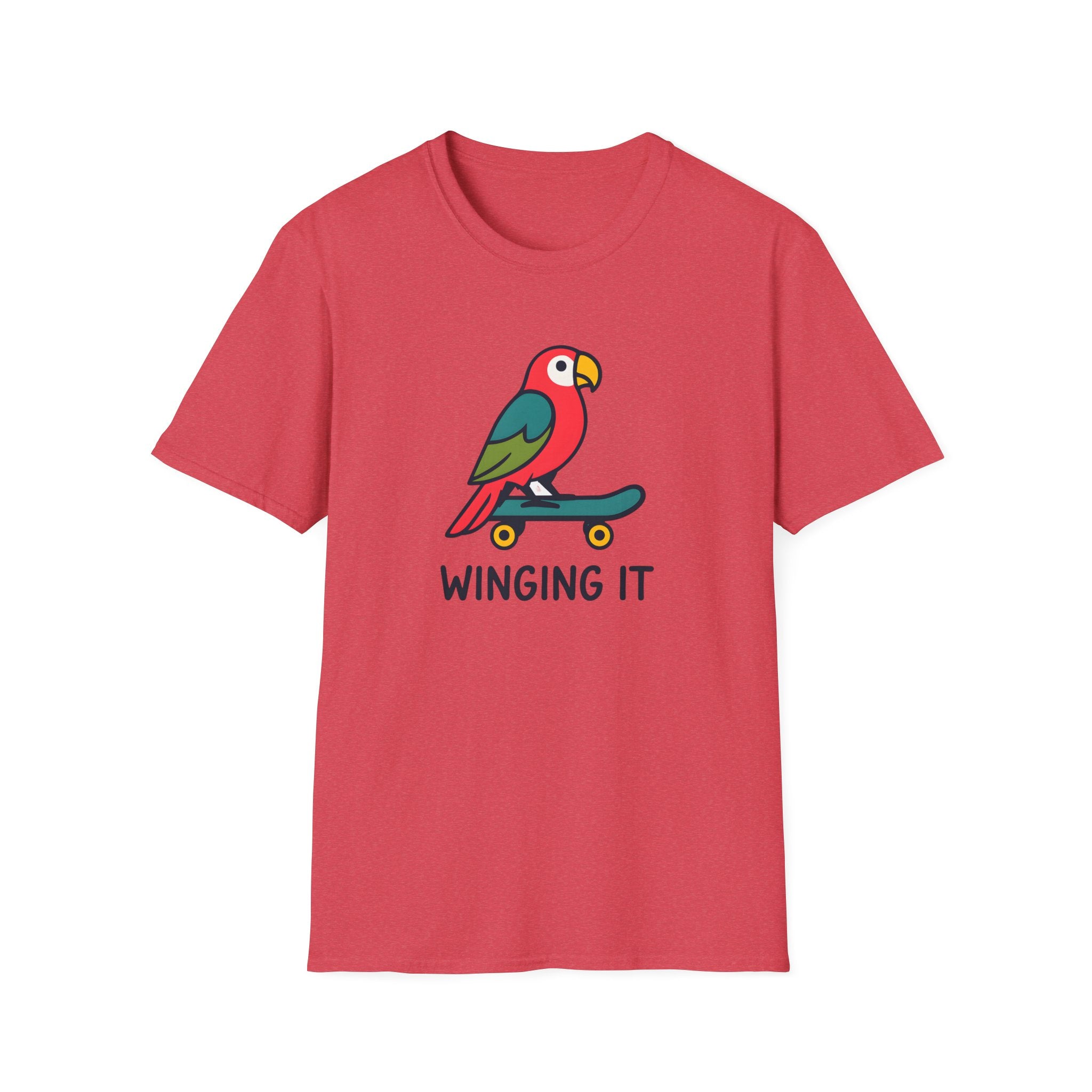 Parrot on skateboard T-Shirt
