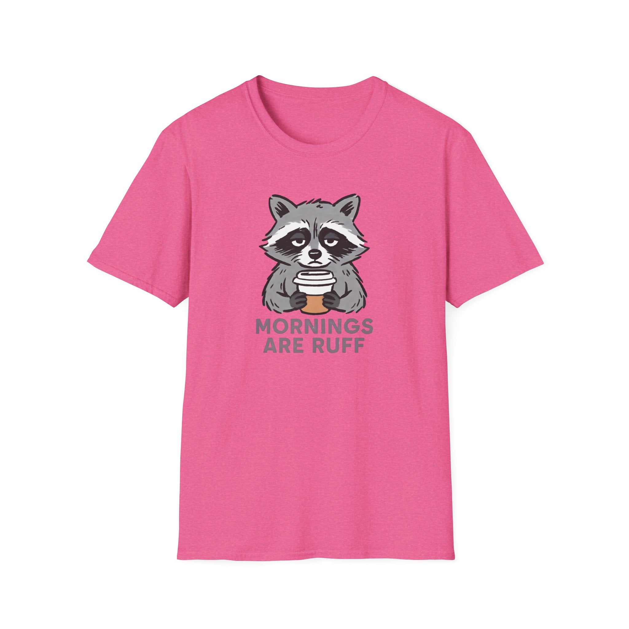 Raccoon Morning Coffee T-Shirt