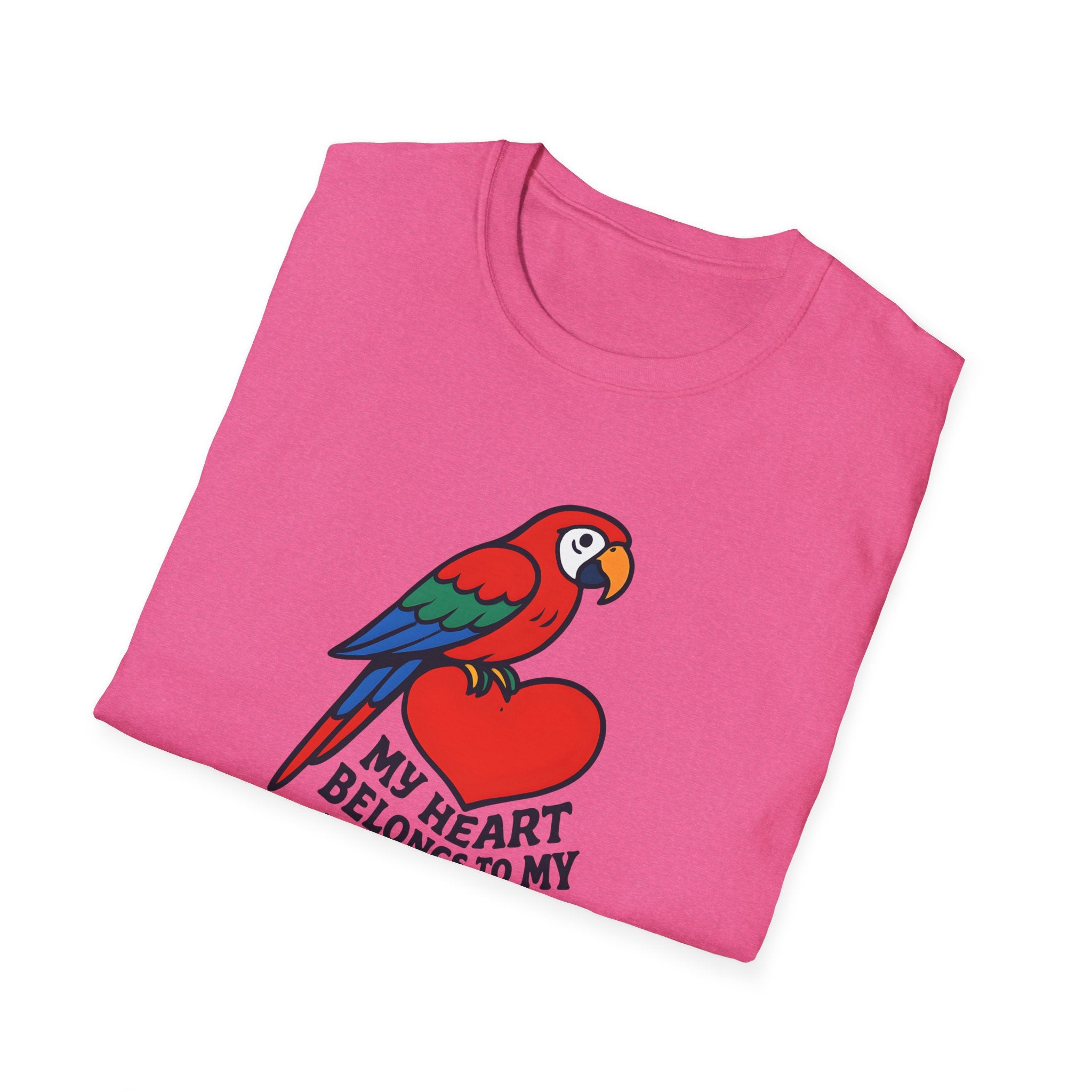 MY HEART BELONGS TO MY PARROT Heartfelt way to celebrate your feathered friend.