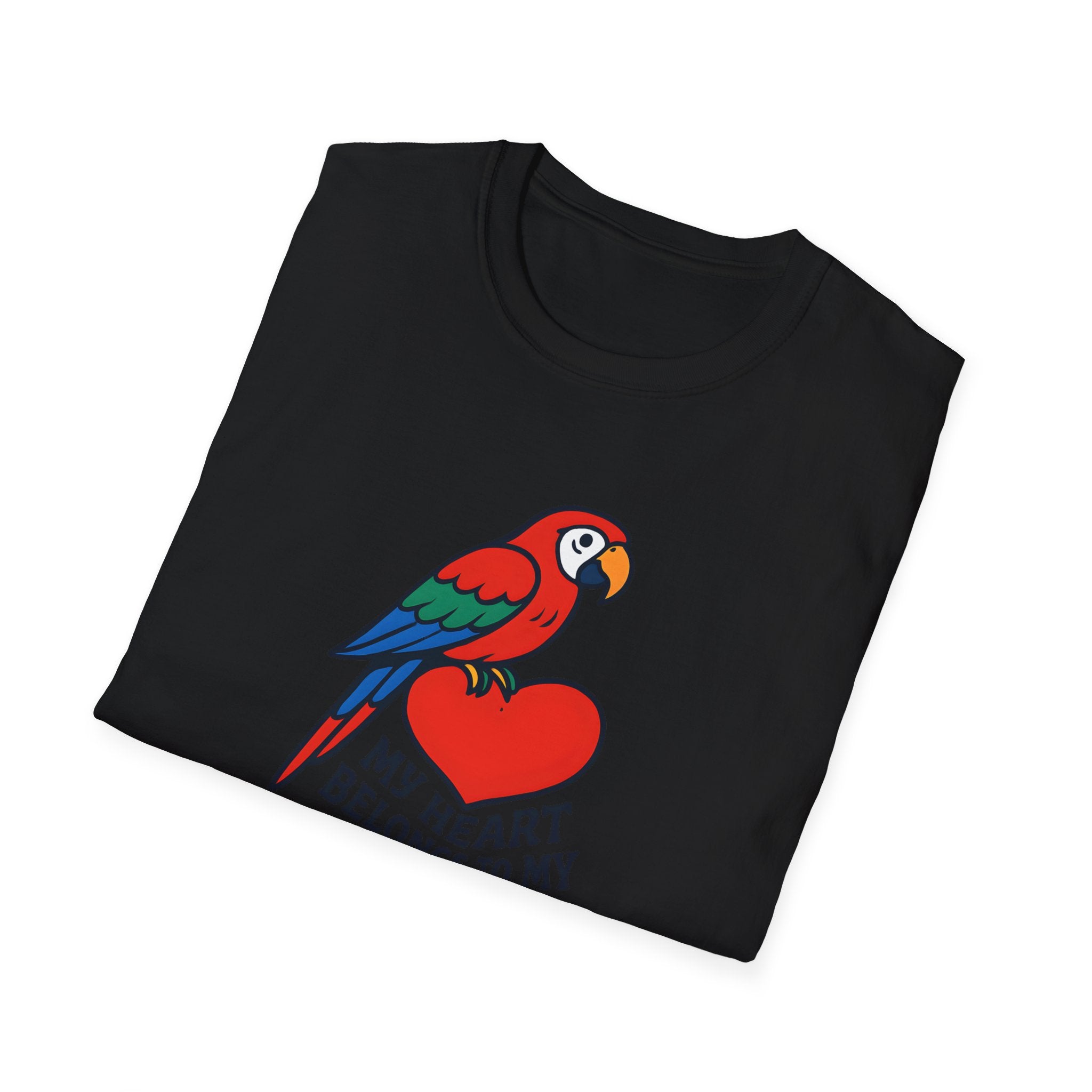 MY HEART BELONGS TO MY PARROT Heartfelt way to celebrate your feathered friend.