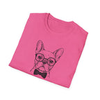 PARDON MY FRENCH - Stylish French Bulldog in glasses.