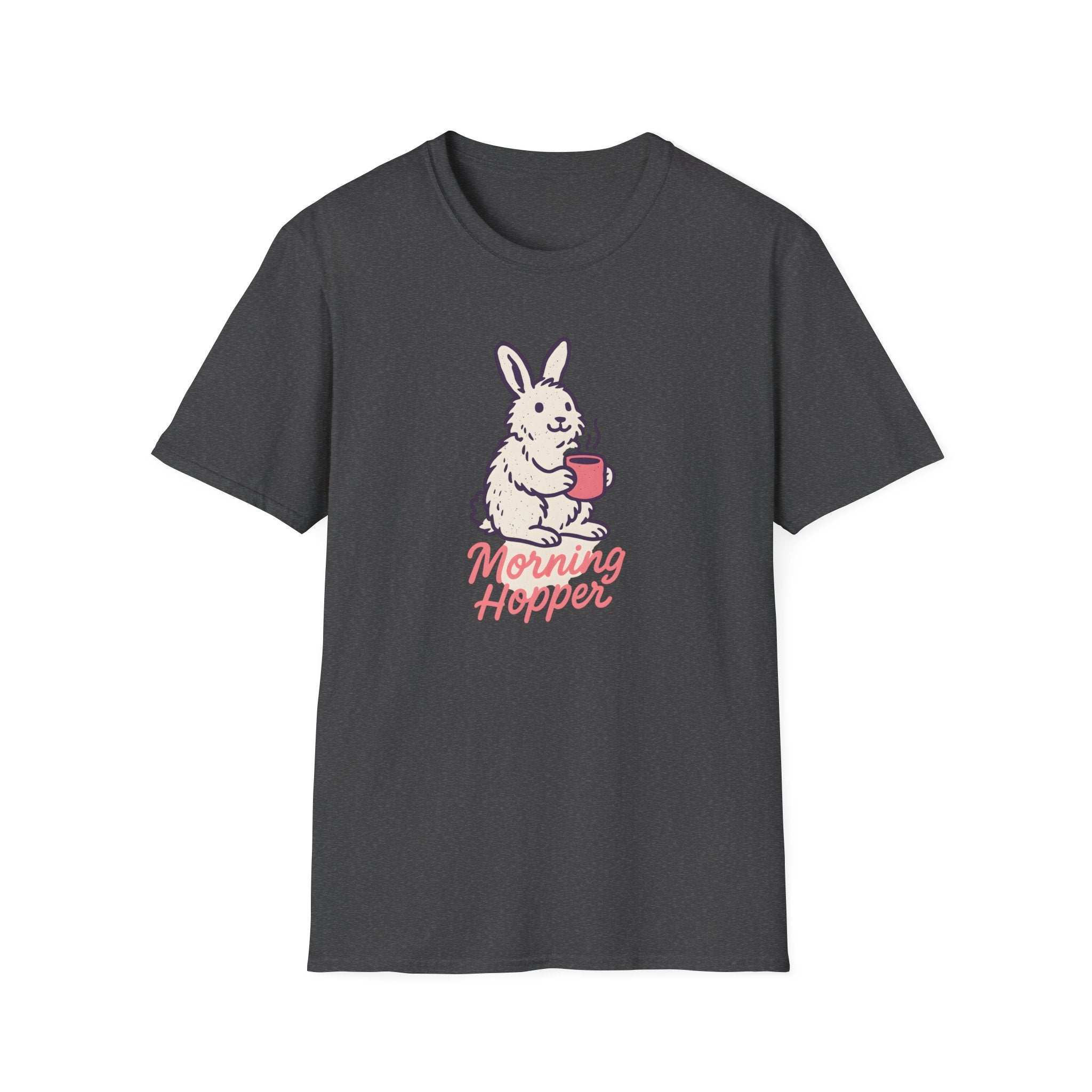 Bunny Sipping Morning Coffee T-Shirt