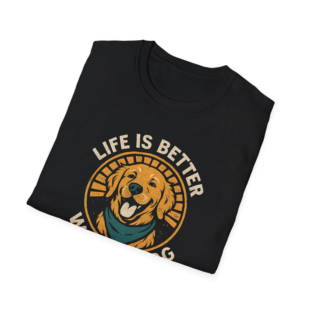 Golden Retriever Logo T-Shirt