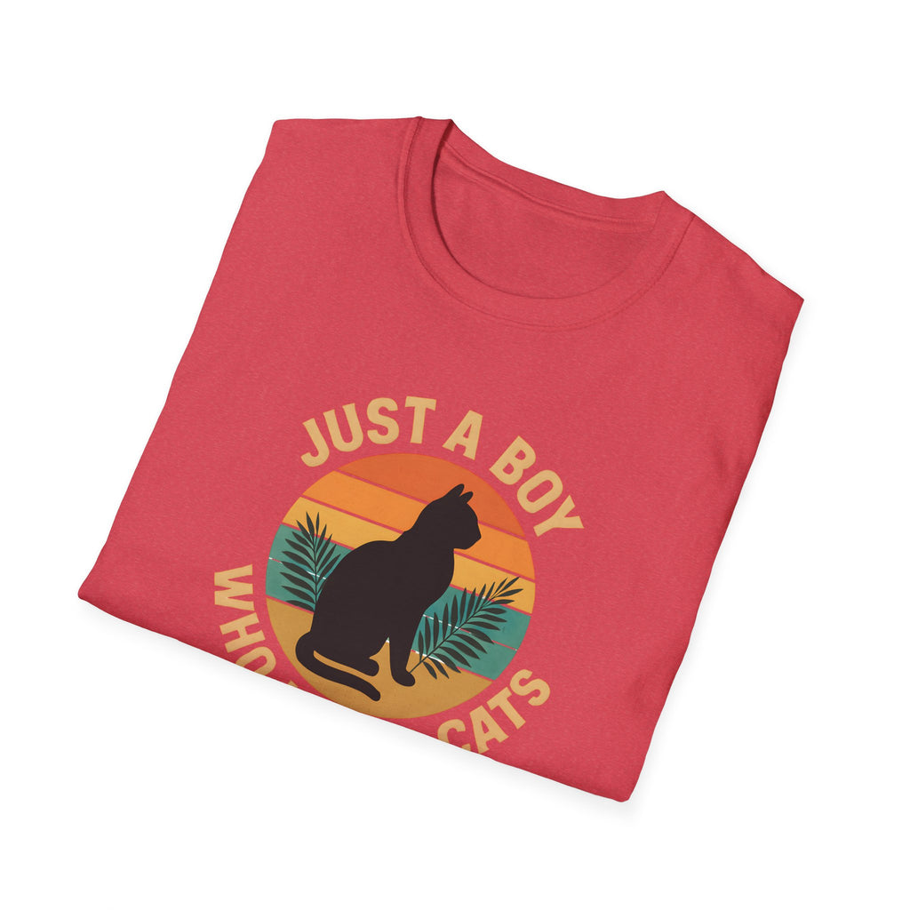 Boy Who Loves Cats T-Shirt