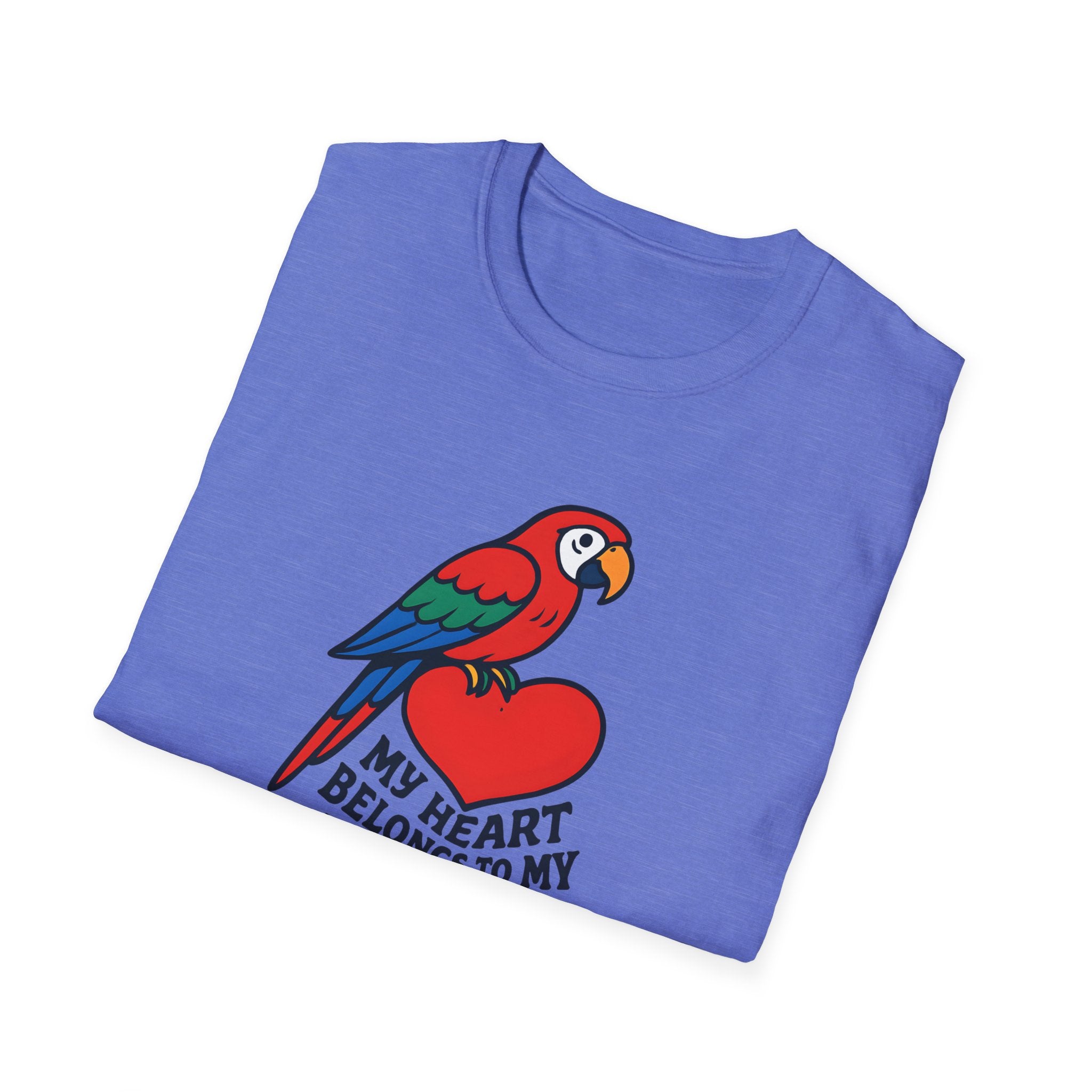 MY HEART BELONGS TO MY PARROT Heartfelt way to celebrate your feathered friend.