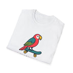 Parrot on skateboard T-Shirt
