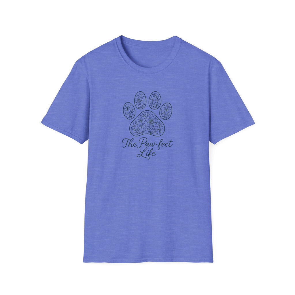 Floral Paw Print T-Shirt