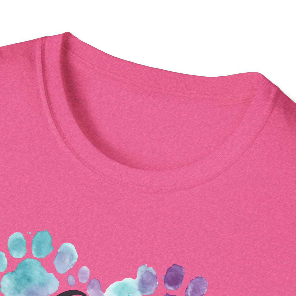 Watercolor Cat Mom Heart T-Shirt