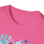 Watercolor Cat Mom Heart T-Shirt