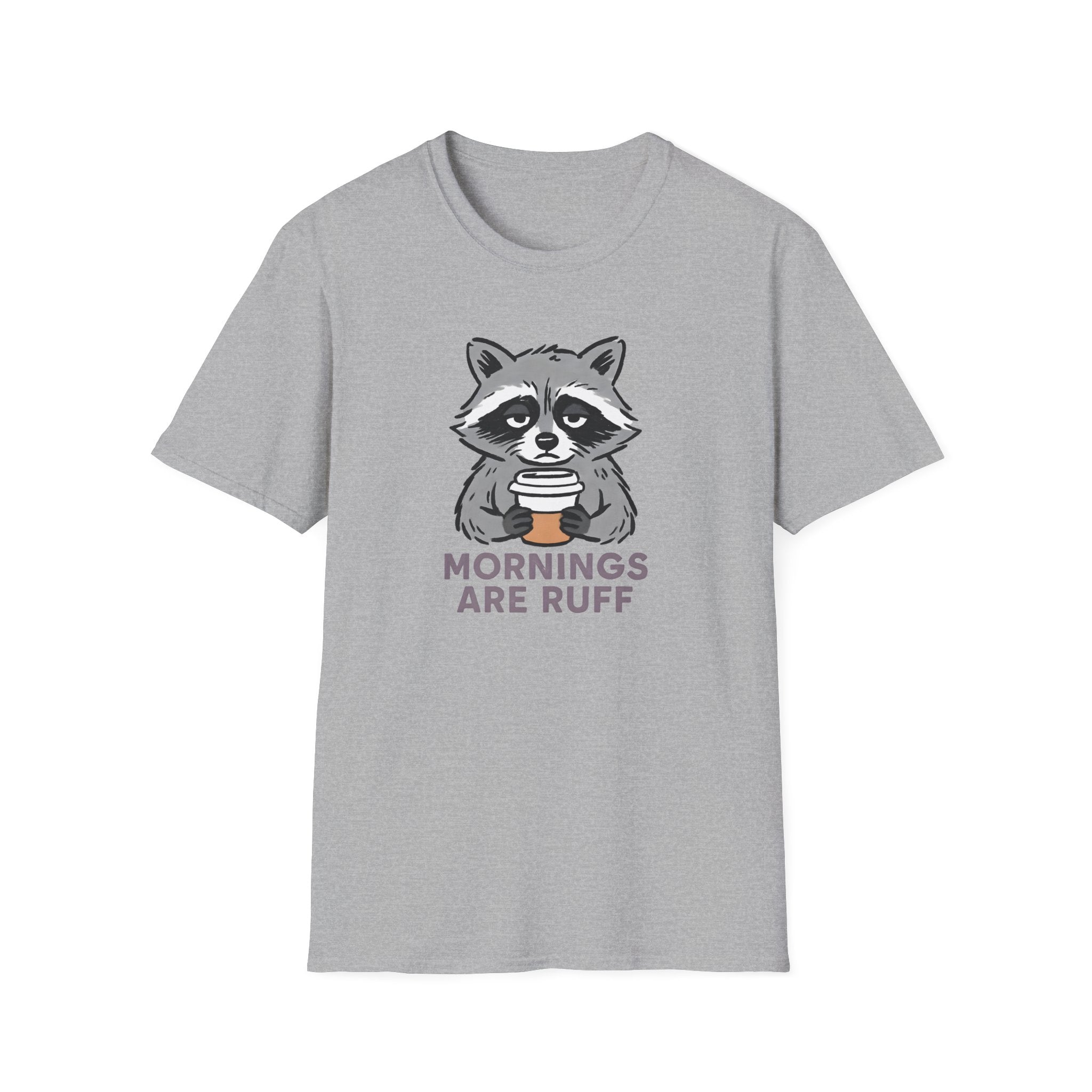 Raccoon Morning Coffee T-Shirt