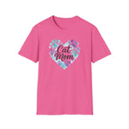 Watercolor Cat Mom Heart T-Shirt