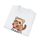 Ferret Holding Heart T-Shirt
