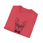 PARDON MY FRENCH - Stylish French Bulldog in glasses.