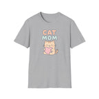 Cat Mom with Heart T-Shirt