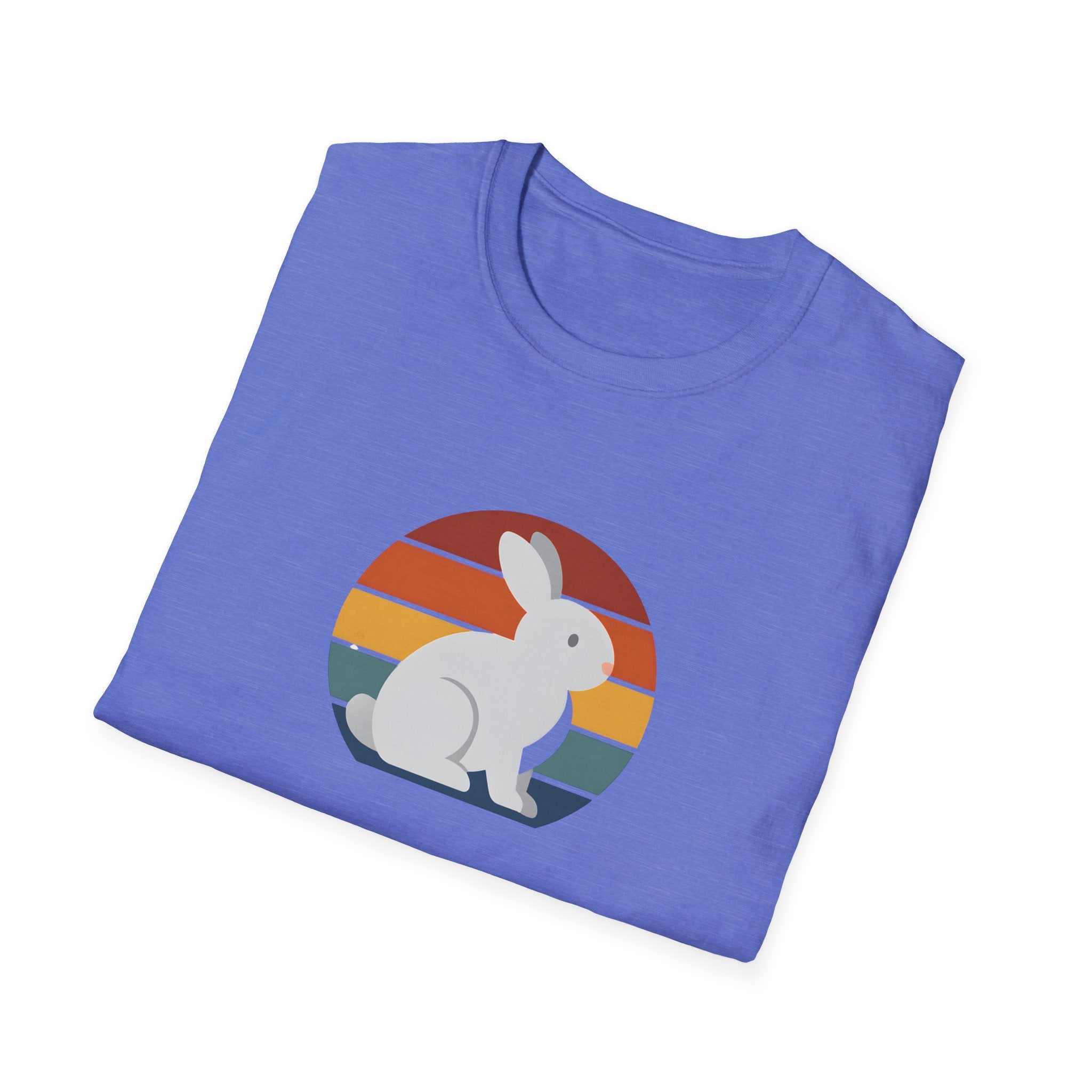 Rainbow striped rabbit T-Shirt
