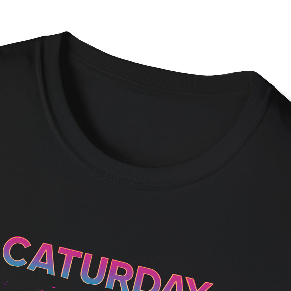 Neon cat boombox vibes T-Shirt