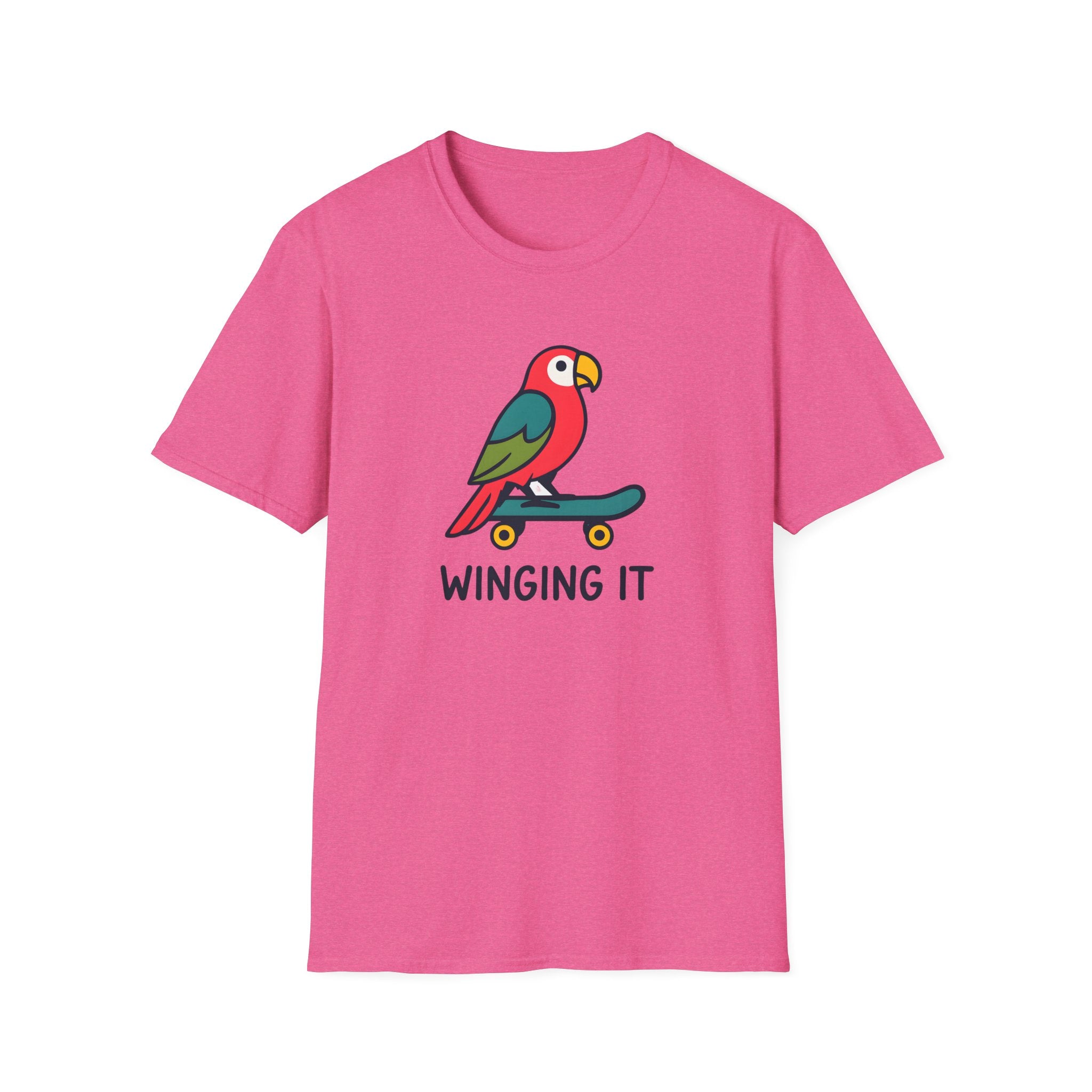 Parrot on skateboard T-Shirt