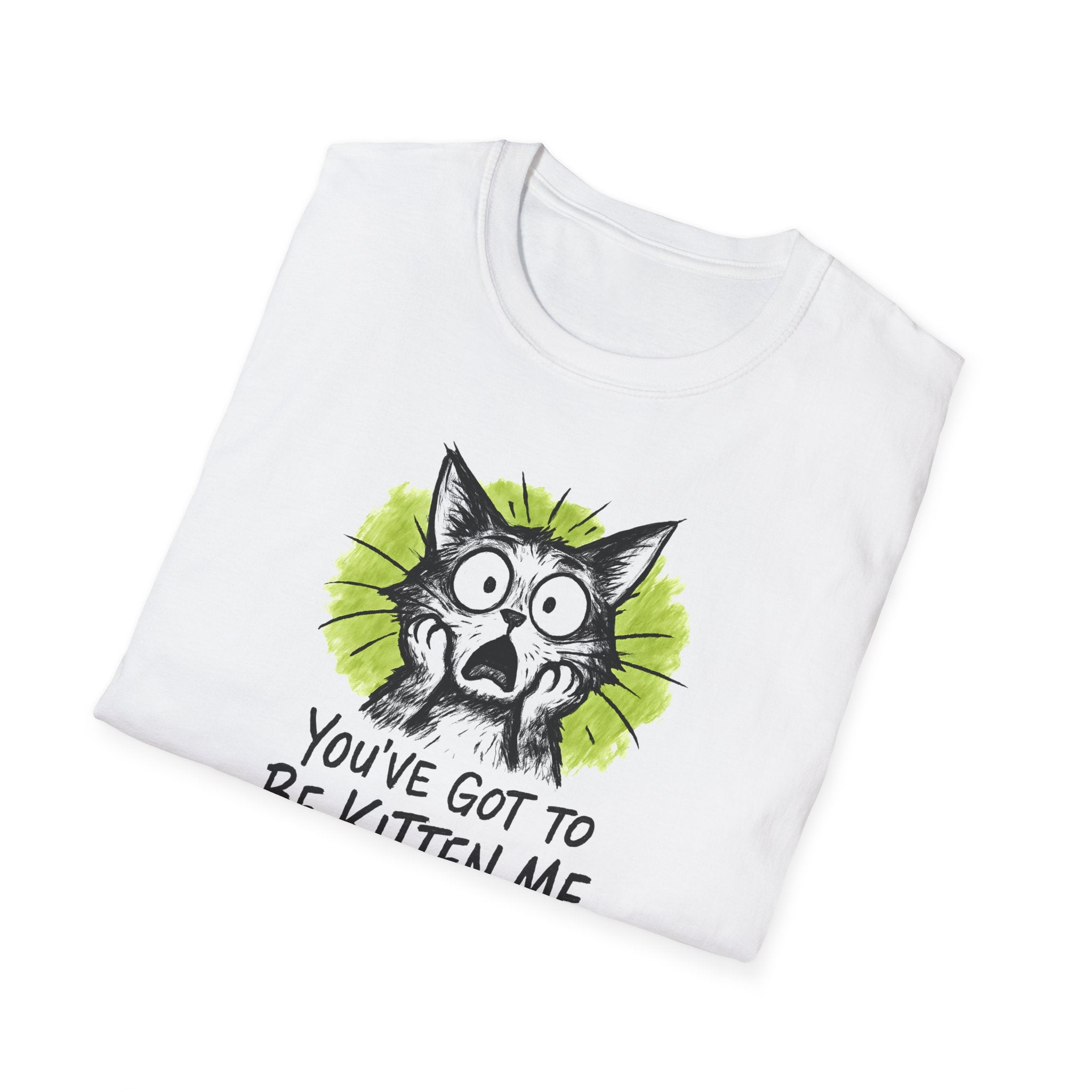 Shocked Kitten Expression T-Shirt
