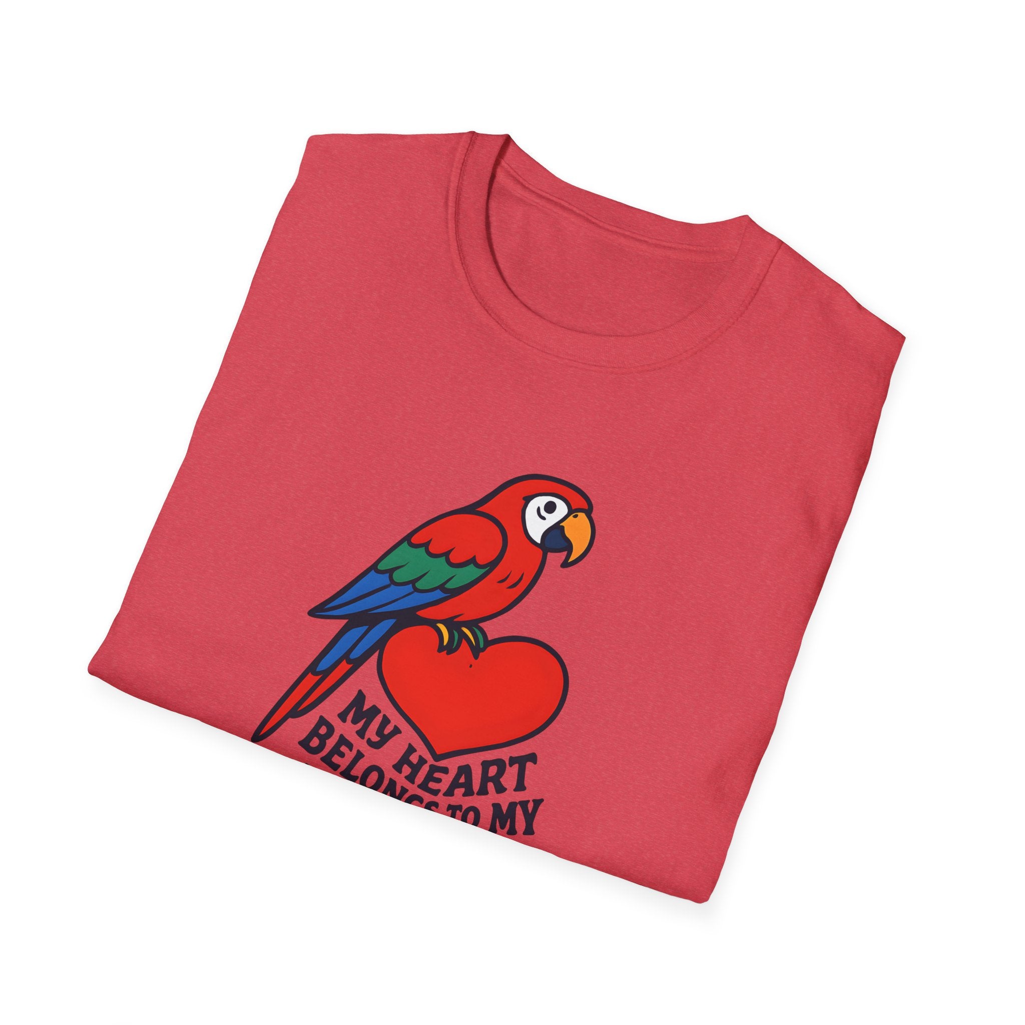 MY HEART BELONGS TO MY PARROT Heartfelt way to celebrate your feathered friend.