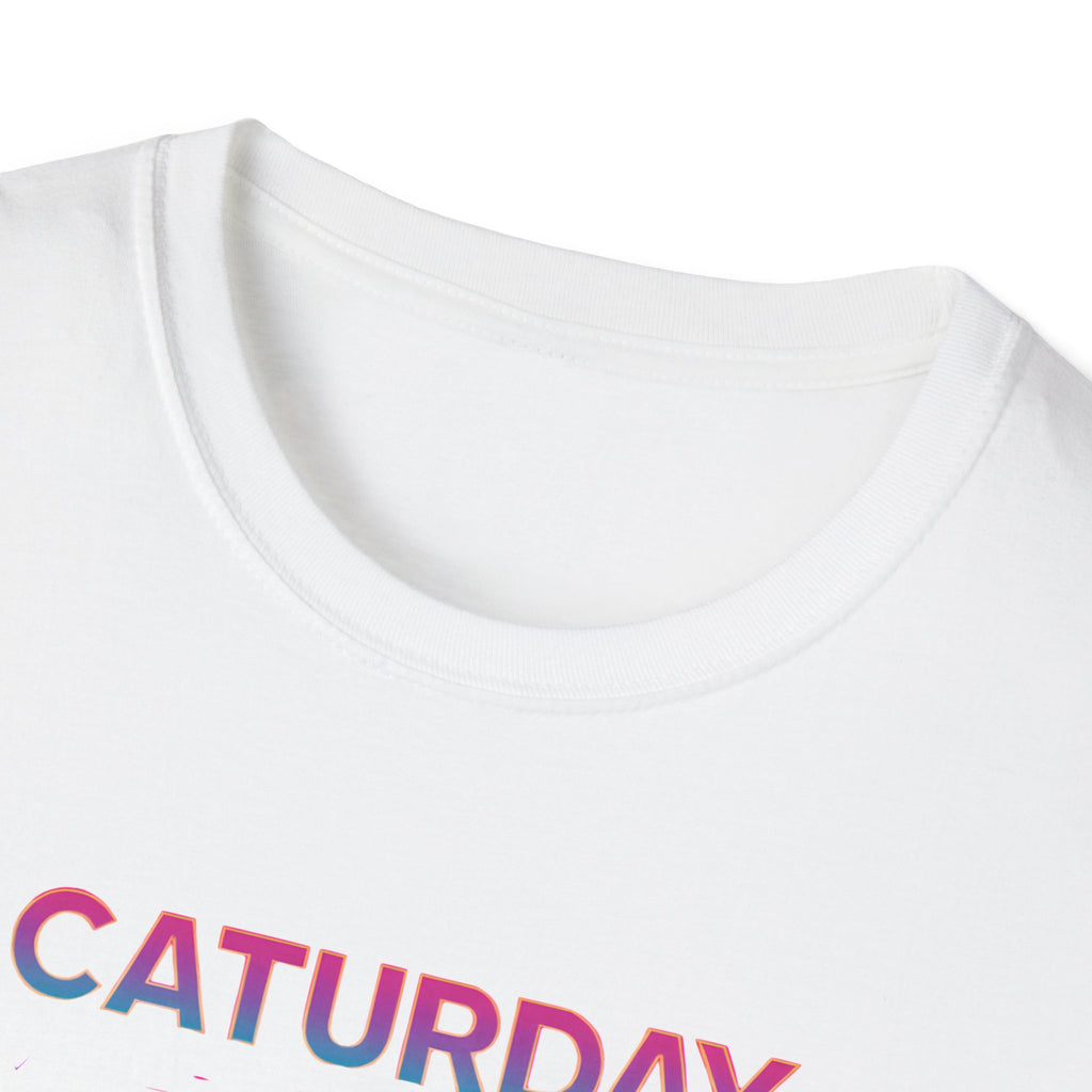 Neon cat boombox vibes T-Shirt