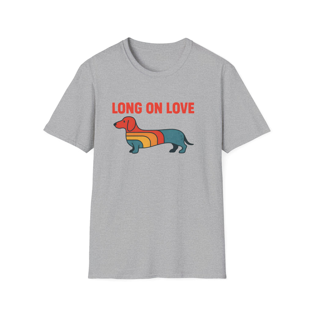 Retro Rainbow Dachshund T-Shirt