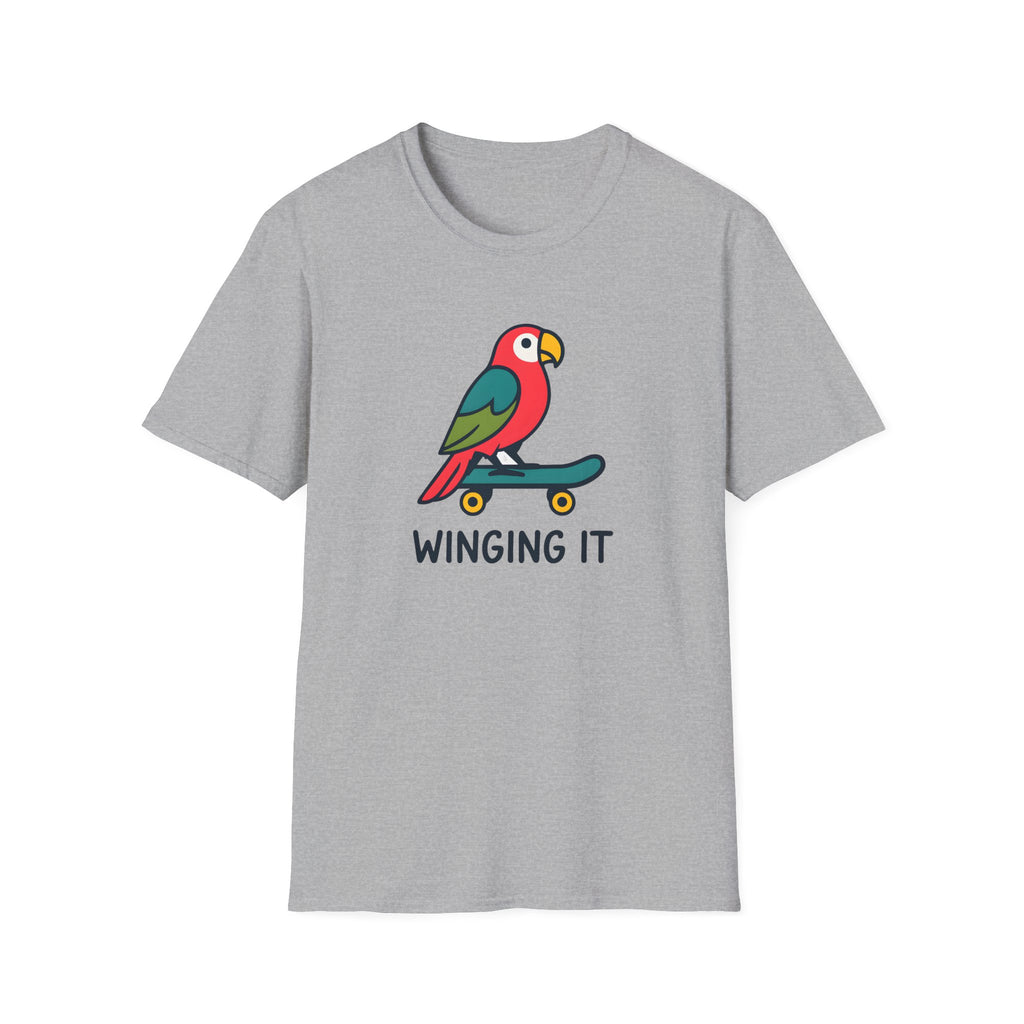 Parrot on skateboard T-Shirt
