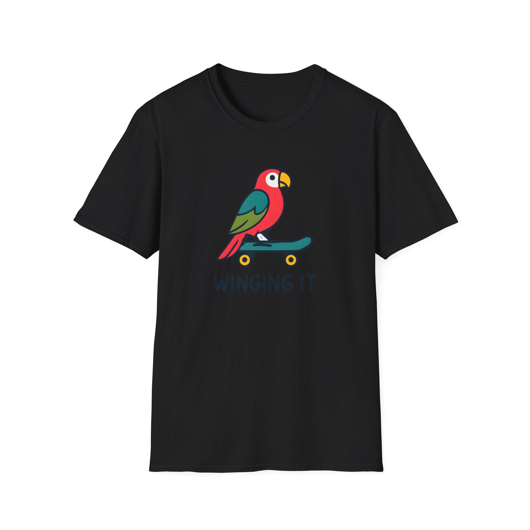 Parrot on skateboard T-Shirt