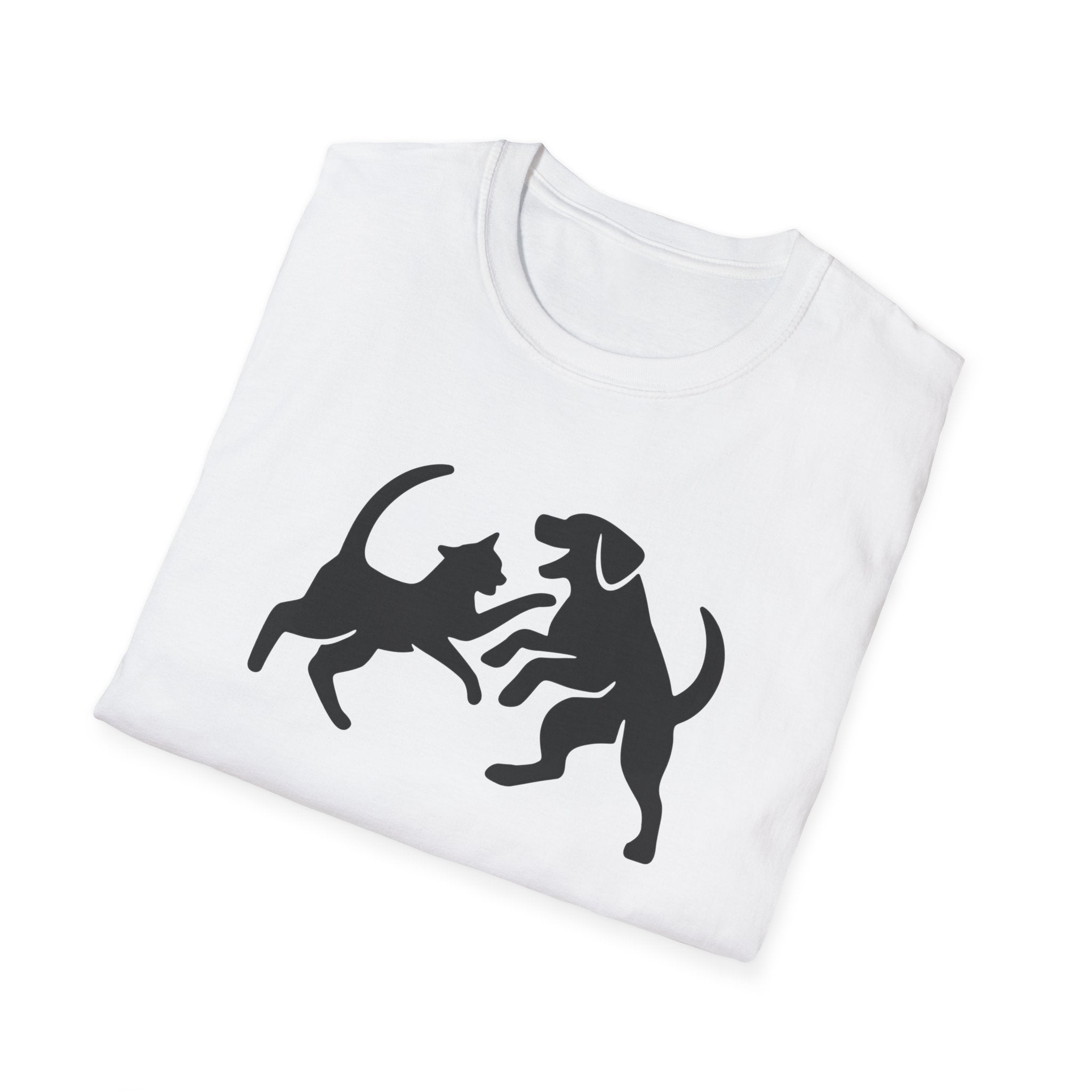 Cat and dog fight T-Shirt