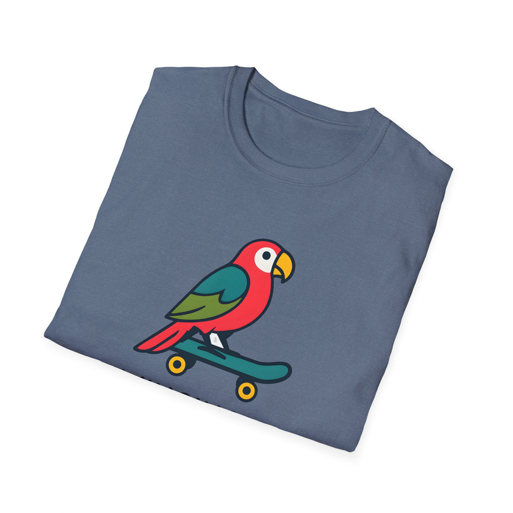 Parrot on skateboard T-Shirt