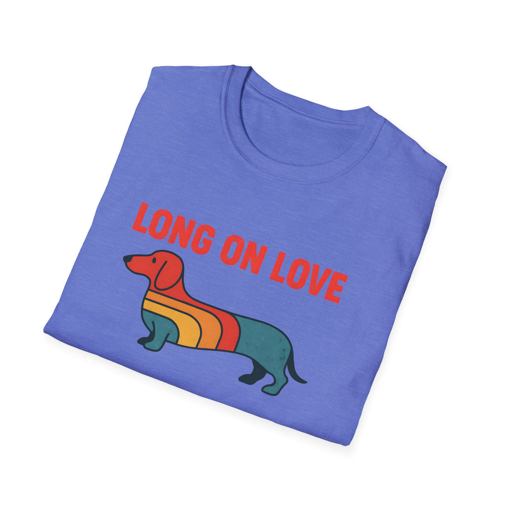 Retro Rainbow Dachshund T-Shirt