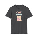 Cat Mom with Heart T-Shirt