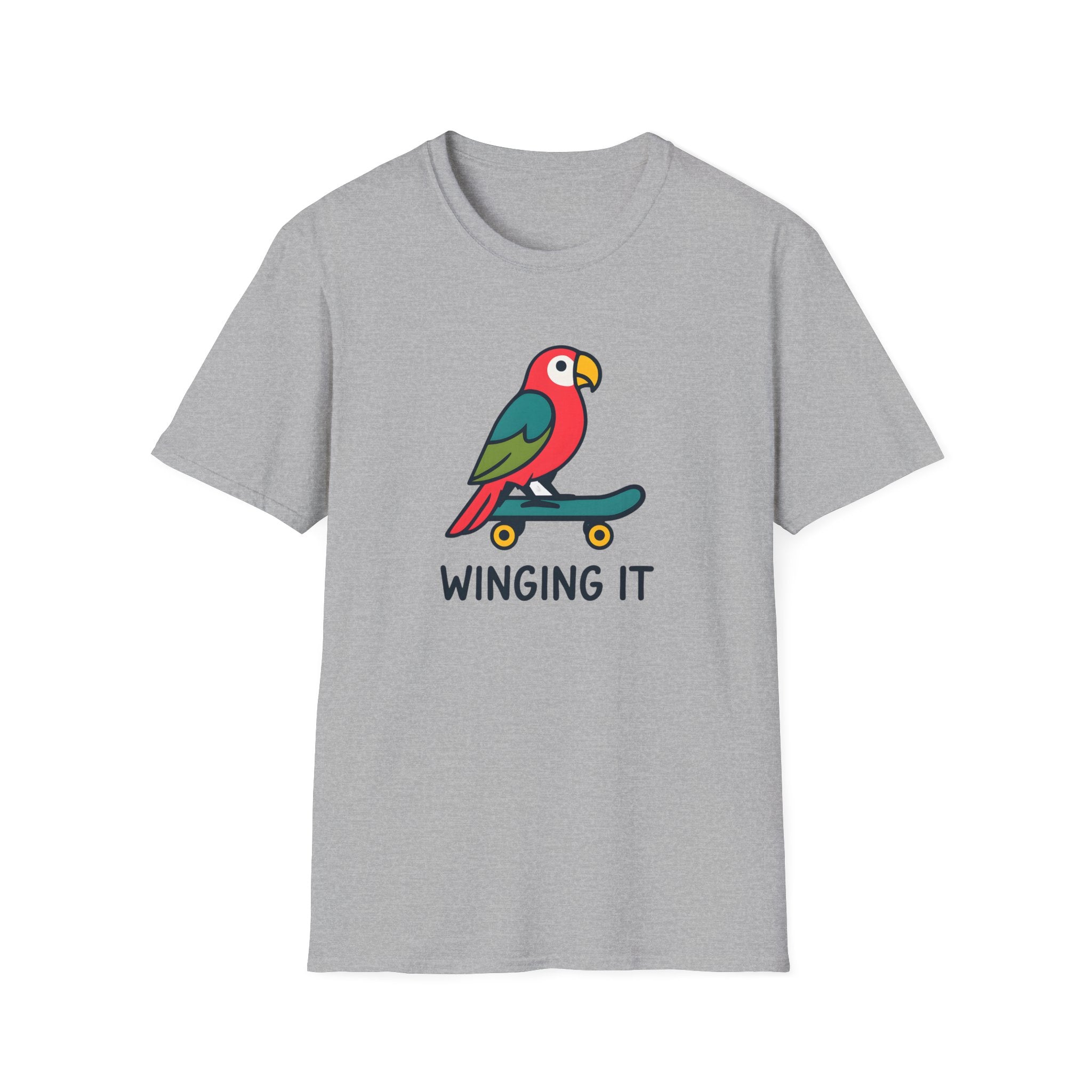 Parrot on skateboard T-Shirt