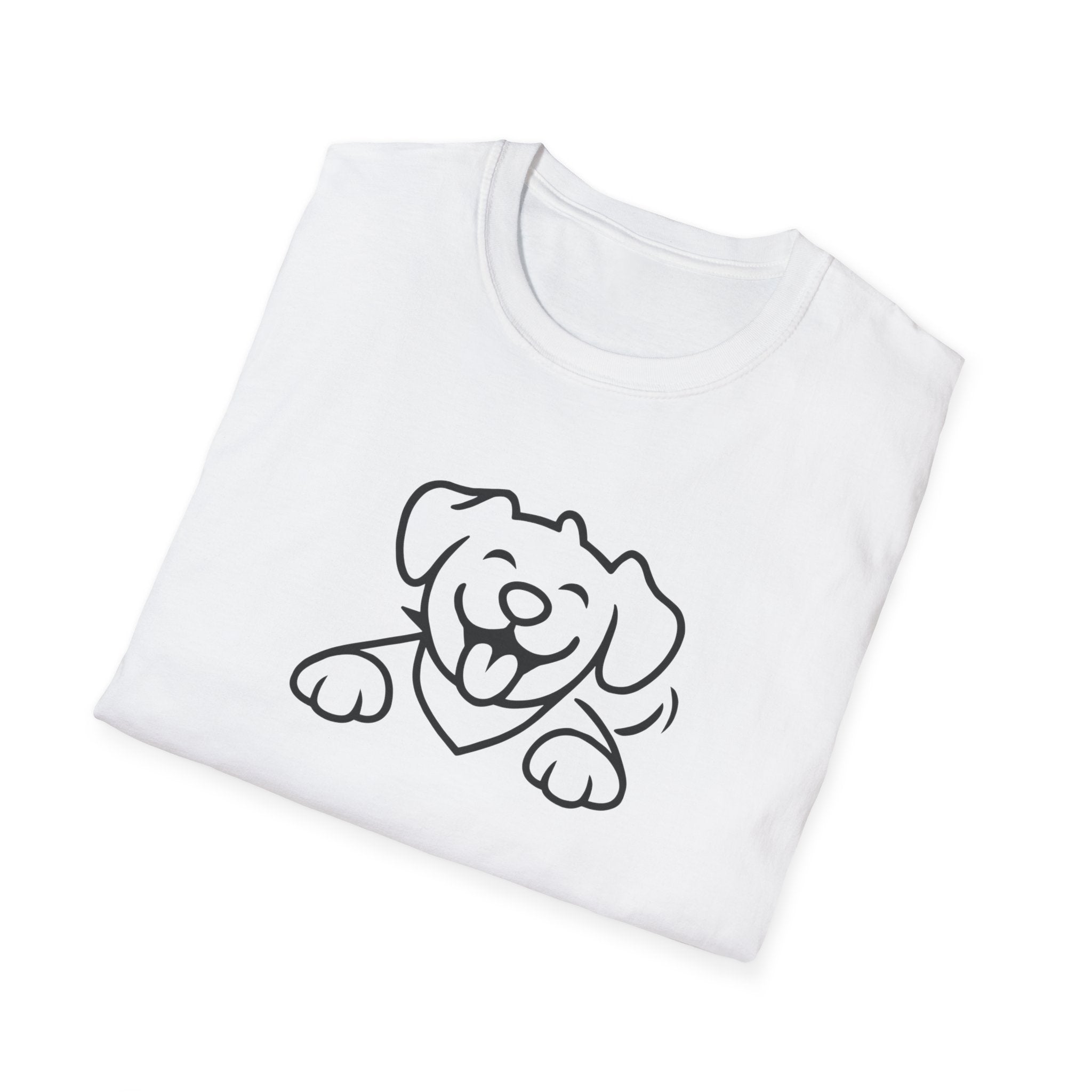 Happy Cartoon Dog T-Shirt