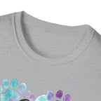 Watercolor Cat Mom Heart T-Shirt