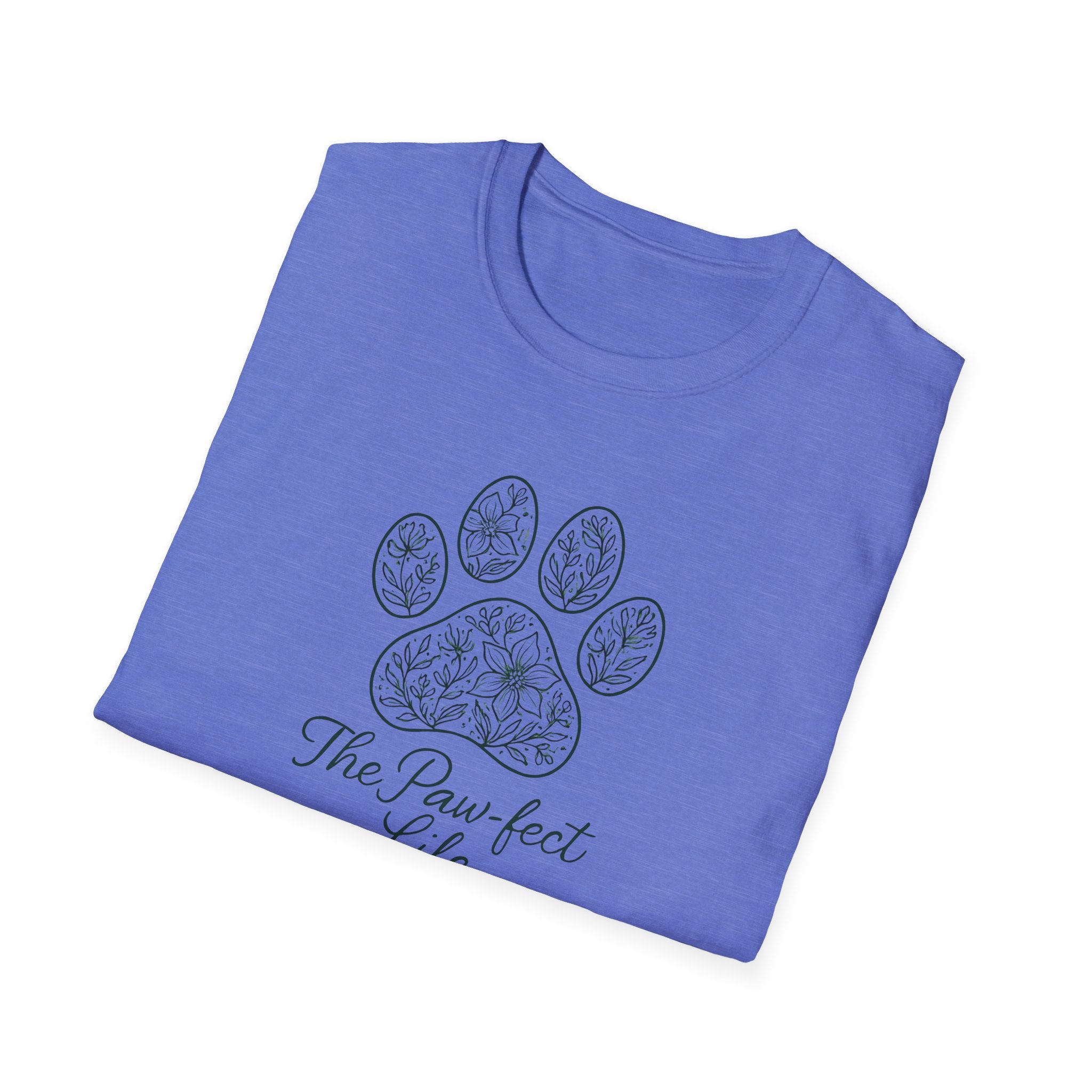 Floral Paw Print T-Shirt
